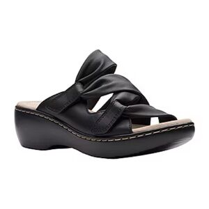 CLARKS leather Delana Jazz Sandal